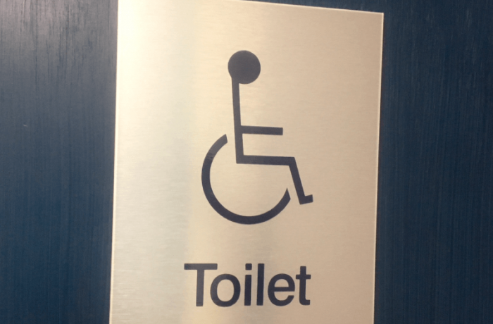 Restroom Facility Signage