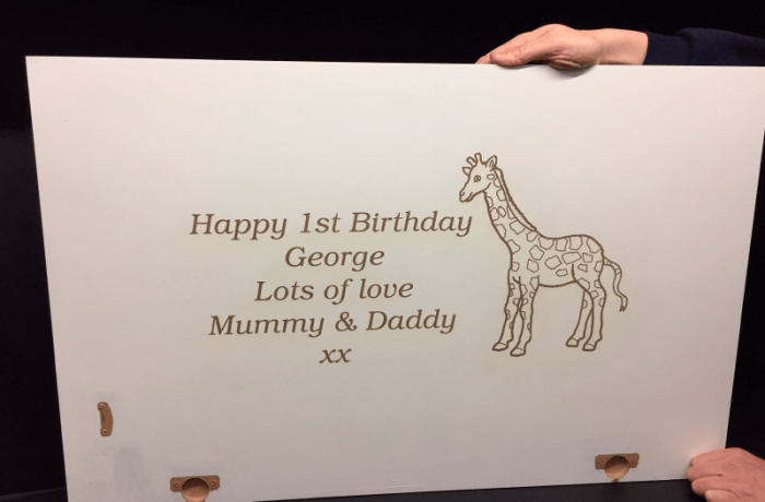 Personalised Toy Box Lid